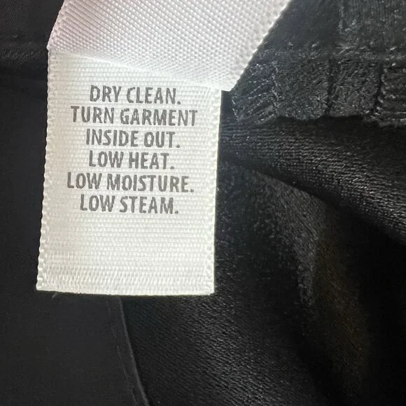 St. John Women’s Wide Leg Dress Pants Size 12 Black High Rise Zipper - Picture 12 of 12